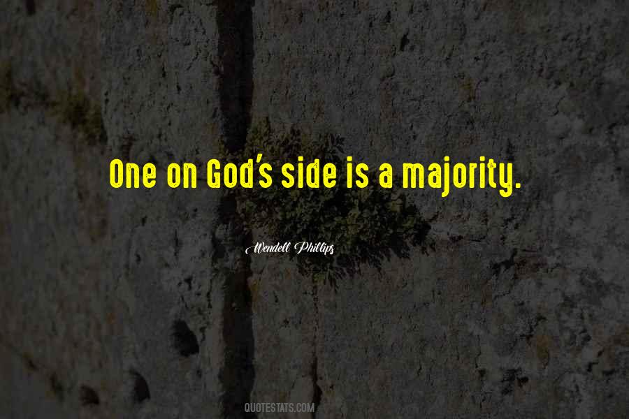 One With God Is A Majority Quotes #641697