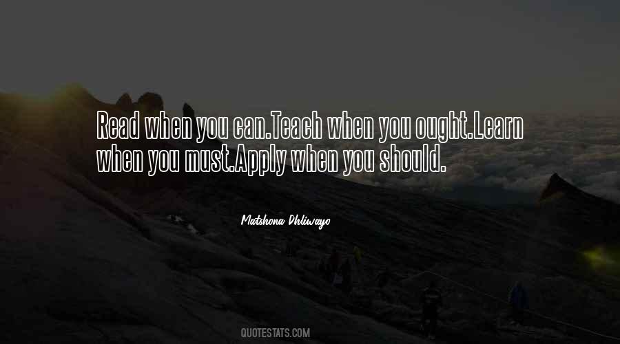 When You Teach Quotes #1314194