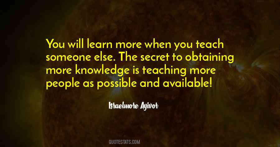 When You Teach Quotes #1690561