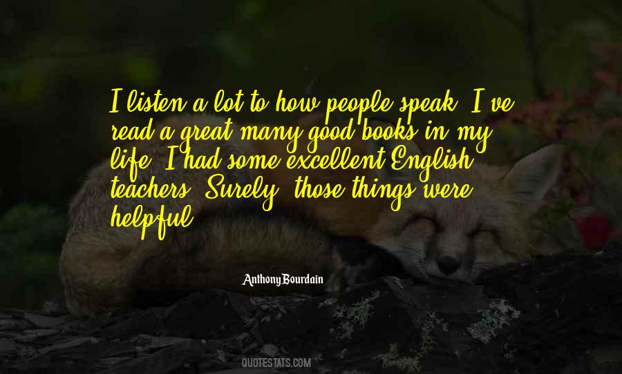 Good English Teacher Quotes #712391