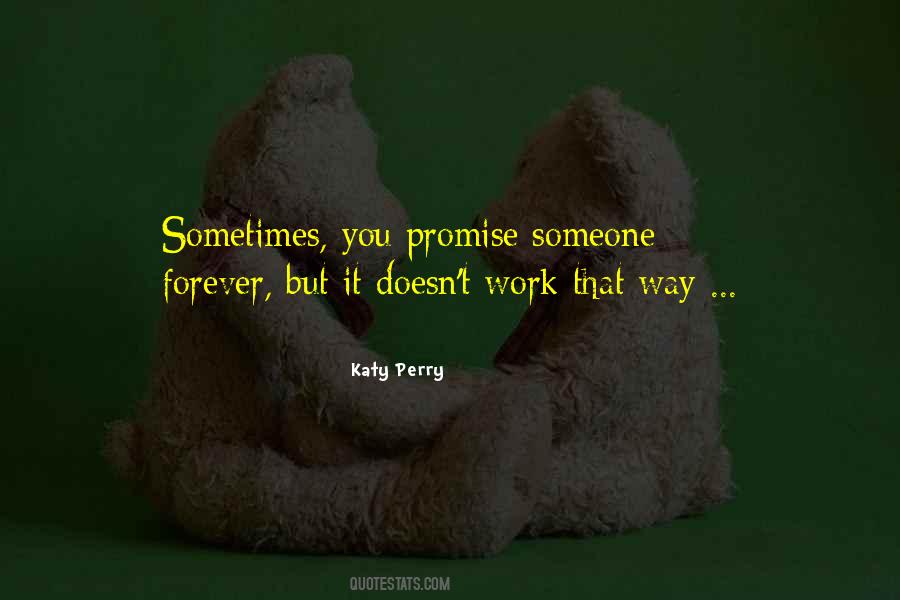 Promise Forever Quotes #1059636