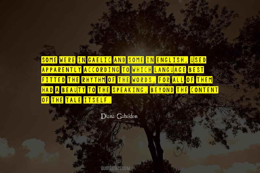 The Beauty Of Language Quotes #1013407