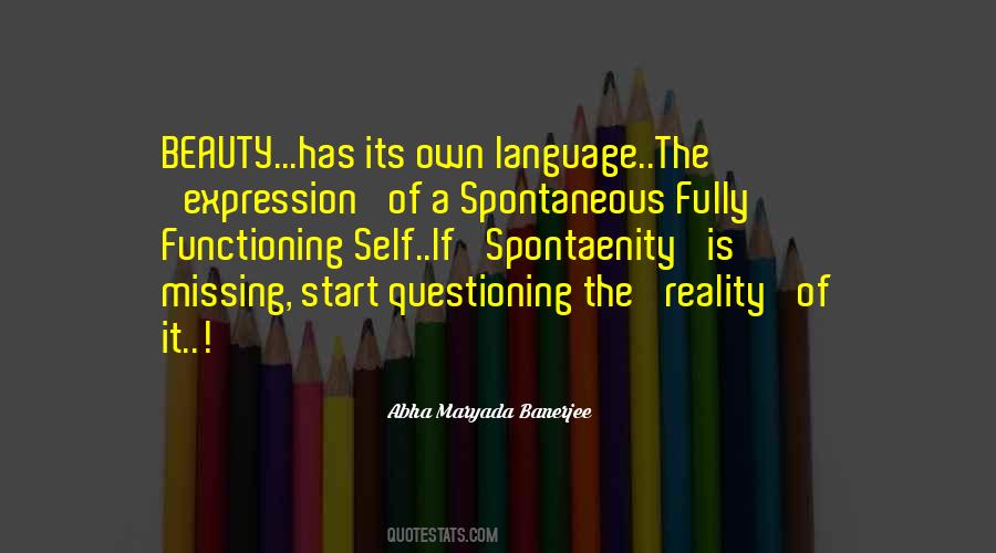 The Beauty Of Language Quotes #1025973