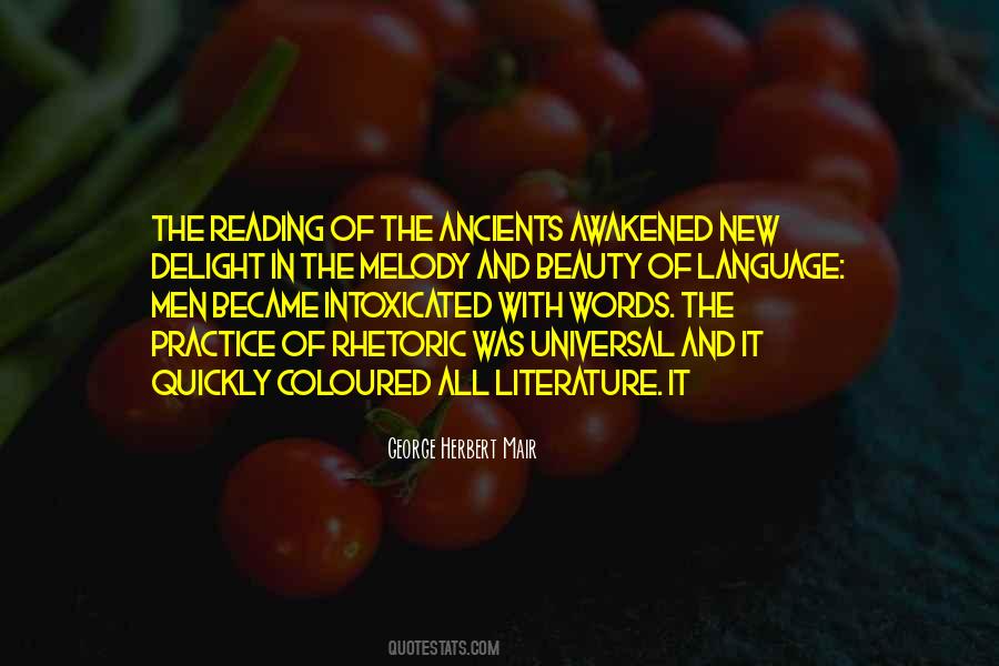 The Beauty Of Language Quotes #1660711