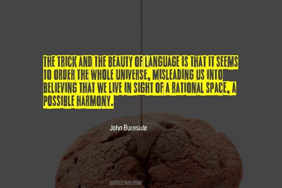The Beauty Of Language Quotes #1799255