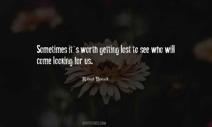 Quotes About Getting Lost Somewhere #281311