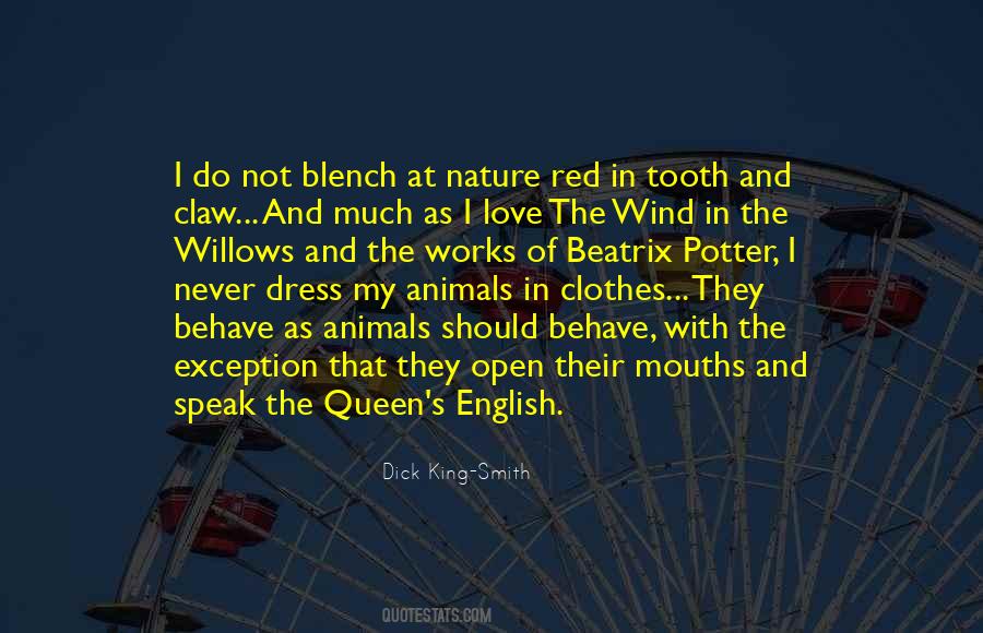 Nature Red In Tooth And Claw Quotes #1820987