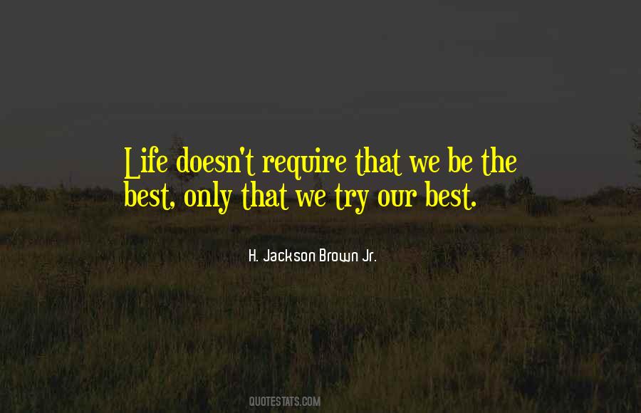We Try Our Best Quotes #1238621