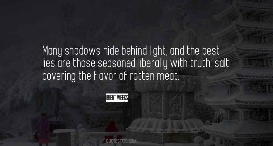 Behind The Shadows Quotes #879600