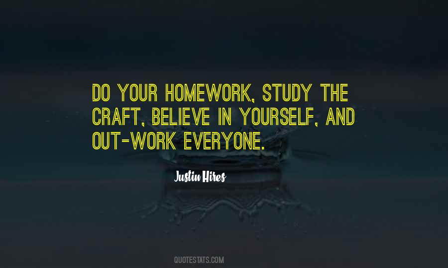 Work And Study Quotes #1012721