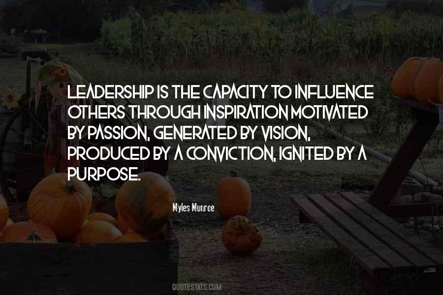 Influence Leadership Quotes #1144903