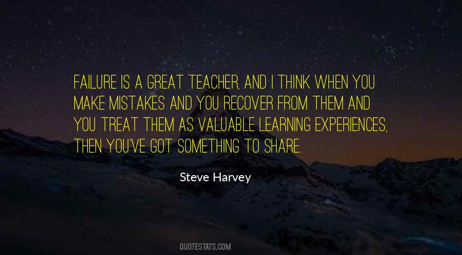 Failure Is A Teacher Quotes #1578150