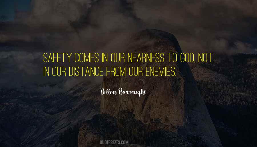 Quotes About Our Distance #50146