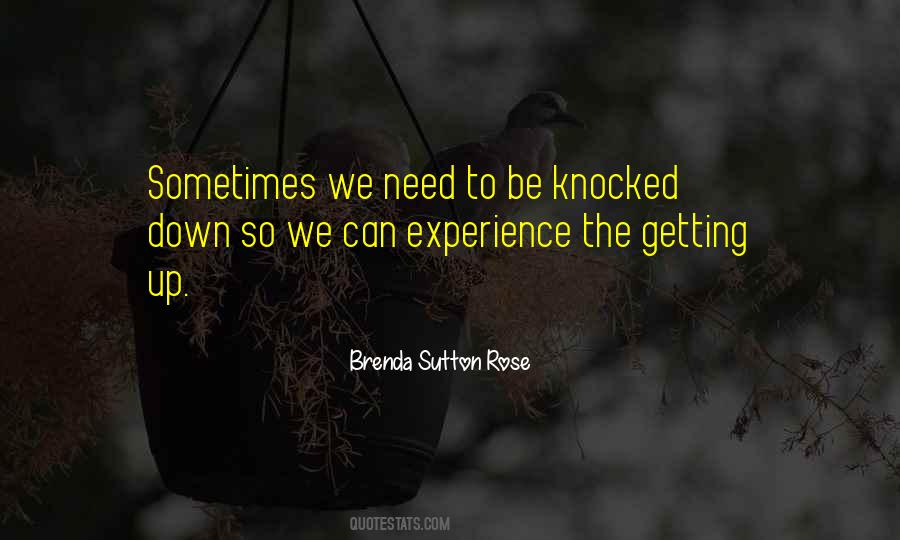 Quotes About Getting Knocked Down #1592566