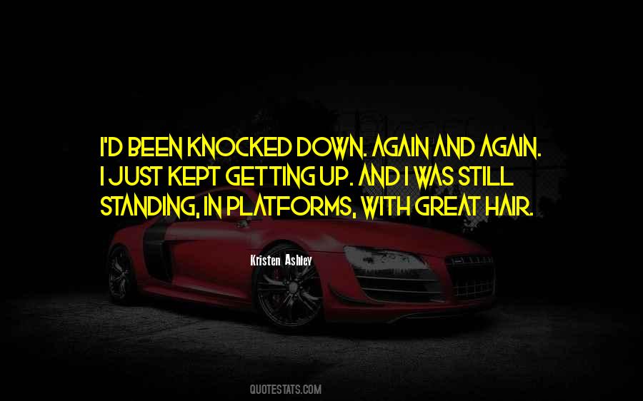Quotes About Getting Knocked Down #542890