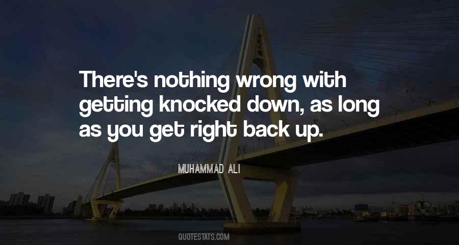 Quotes About Getting Knocked Down #770411