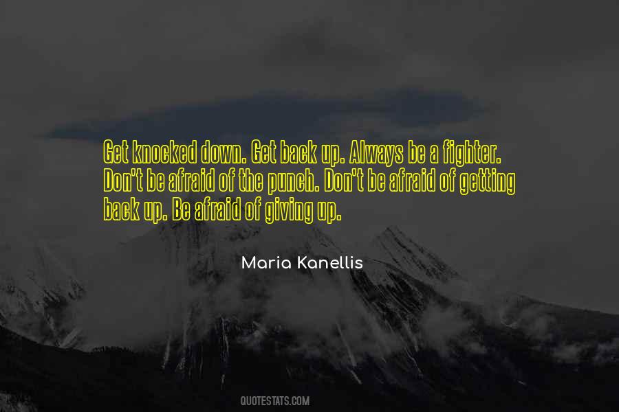 Quotes About Getting Knocked Down #838398