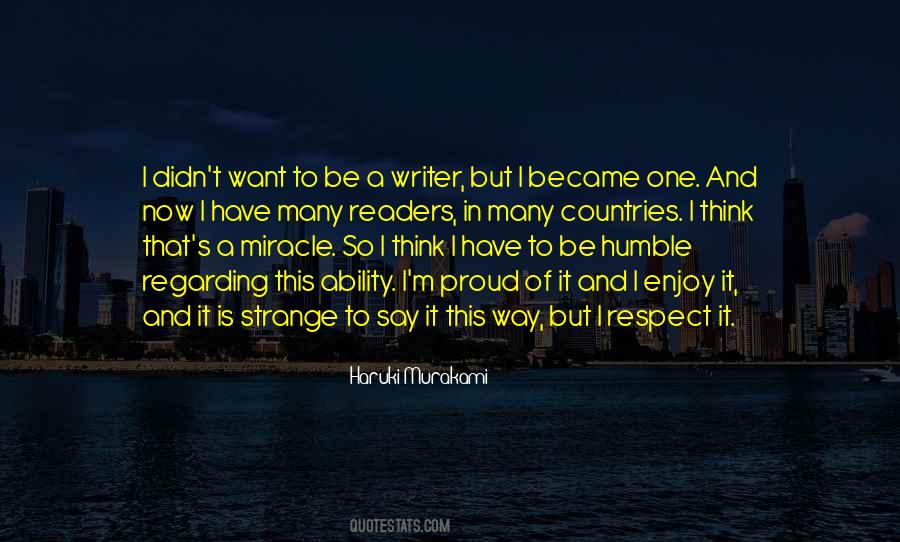 To Be A Writer Quotes #1163396