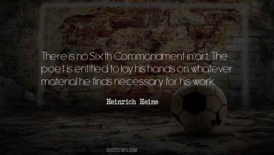 Quotes About The Sixth Commandment #466281