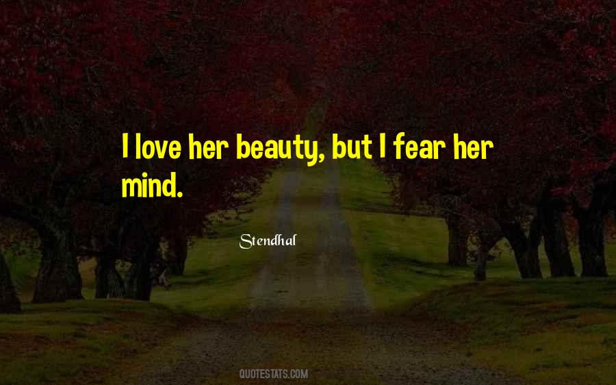 Fear Her Quotes #726905