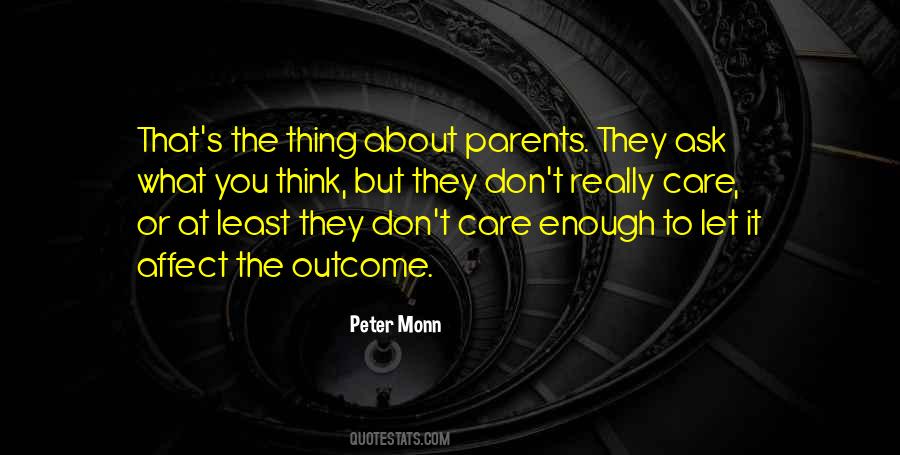 Parents Care Quotes #113207