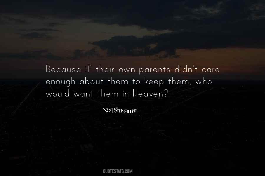 Parents Care Quotes #925296