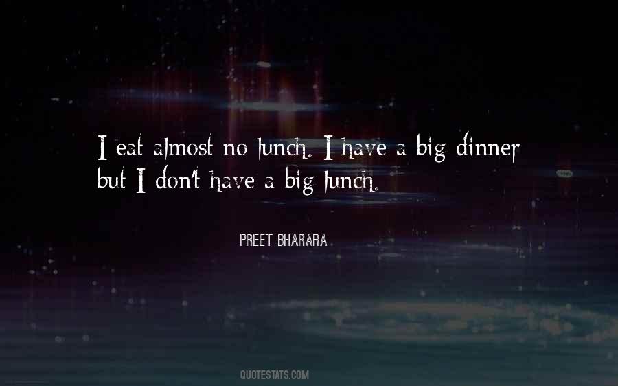 Eat Lunch Quotes #390511