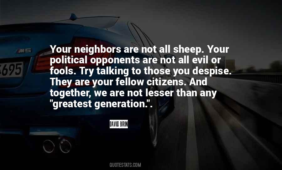 We Are All Sheep Quotes #36416