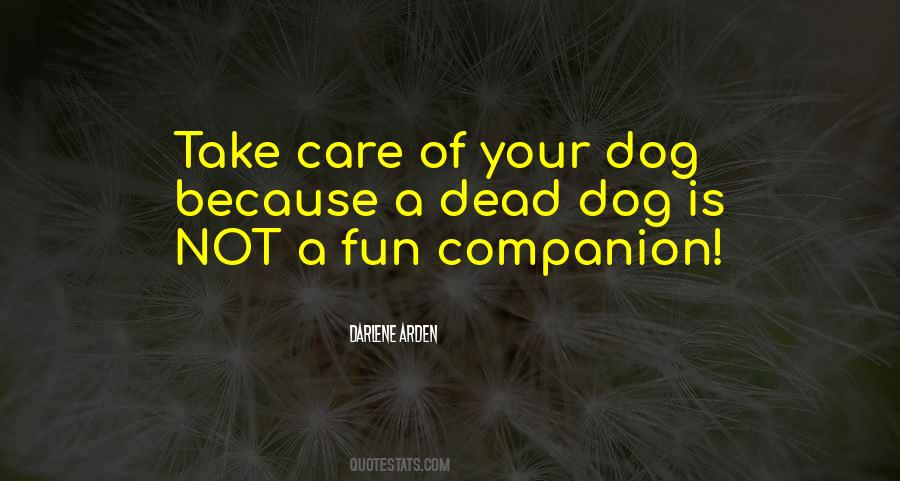 Dog Care Quotes #201301