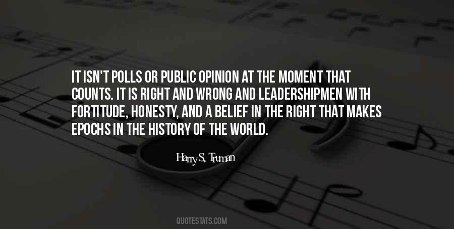 Honesty Leadership Quotes #1555185