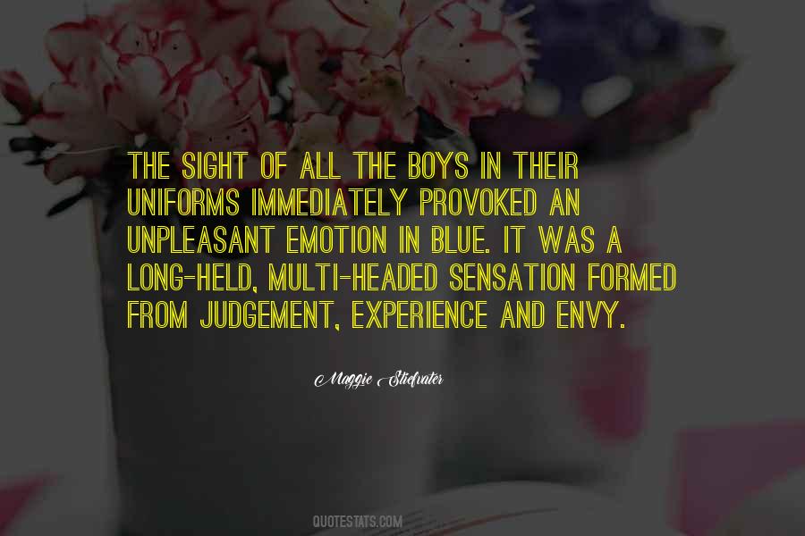 Experience Judgement Quotes #1560020