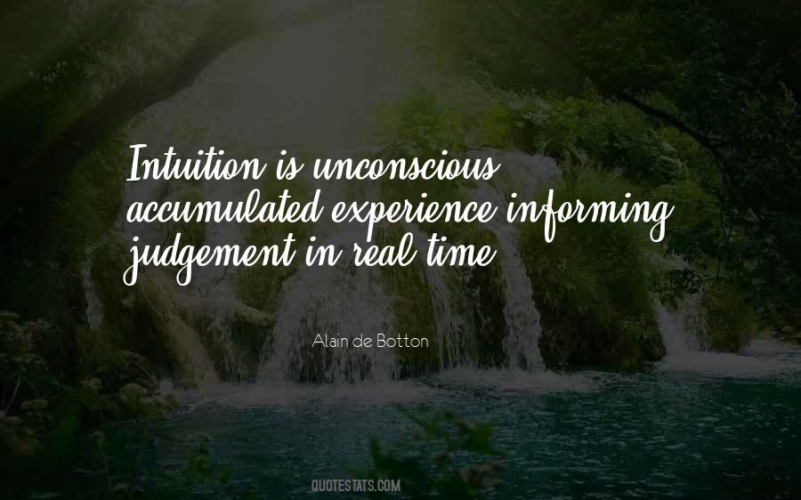 Experience Judgement Quotes #742871