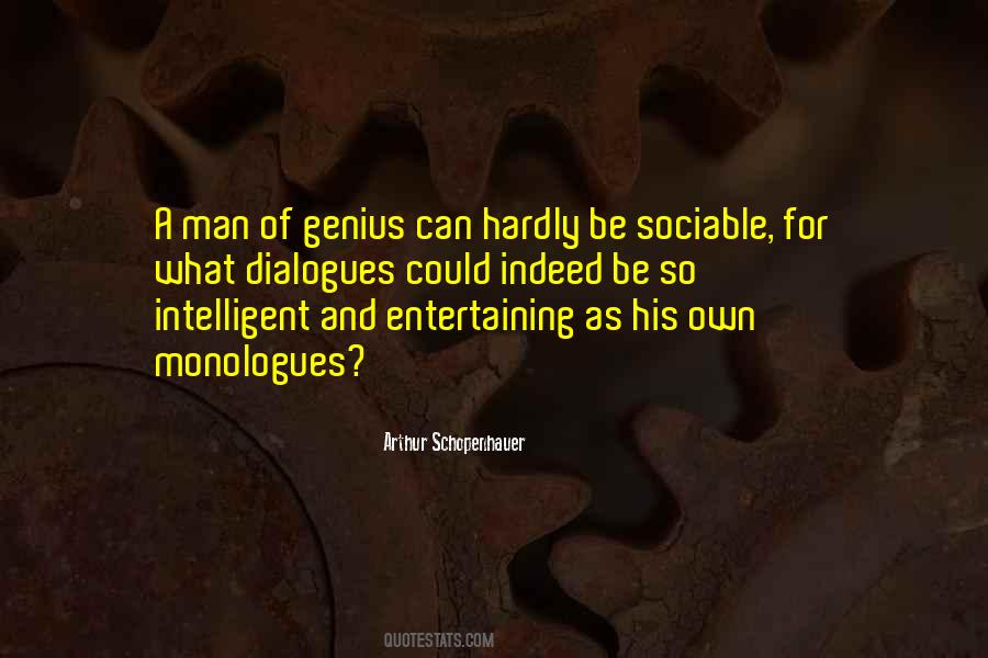 Schopenhauer Genius Quotes #298611