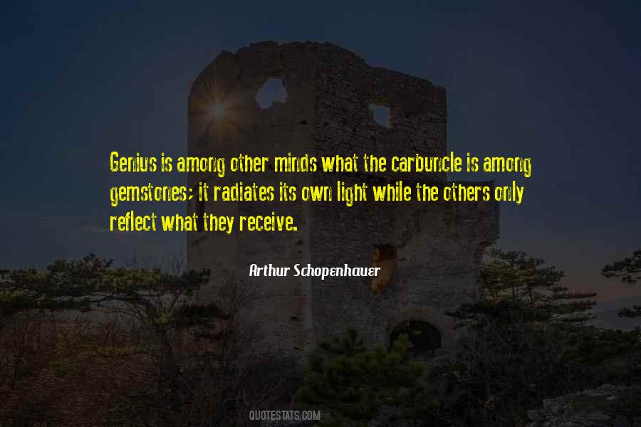 Schopenhauer Genius Quotes #429237
