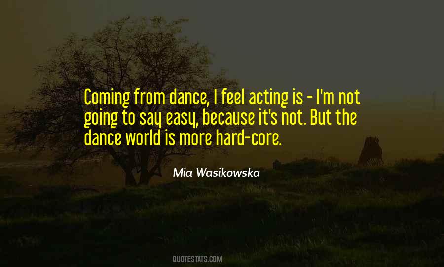 Dance Feel Quotes #1157902