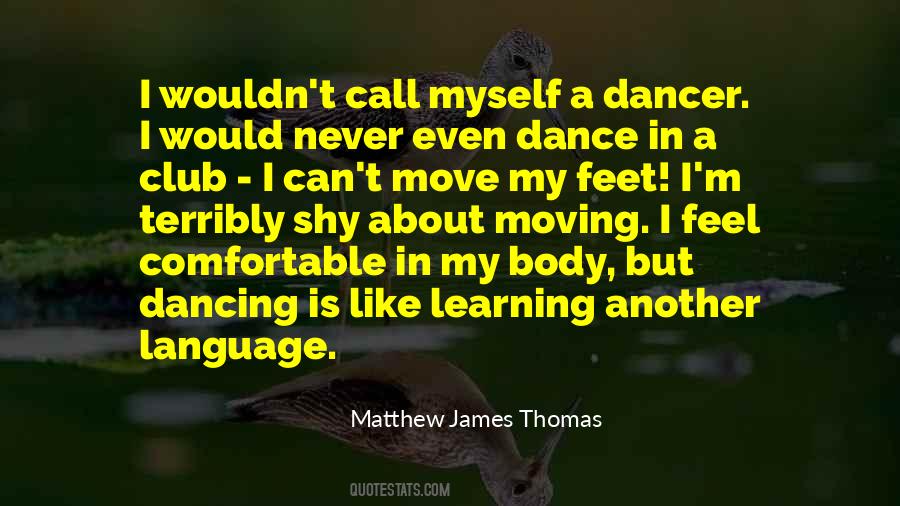 Dance Feel Quotes #1750792