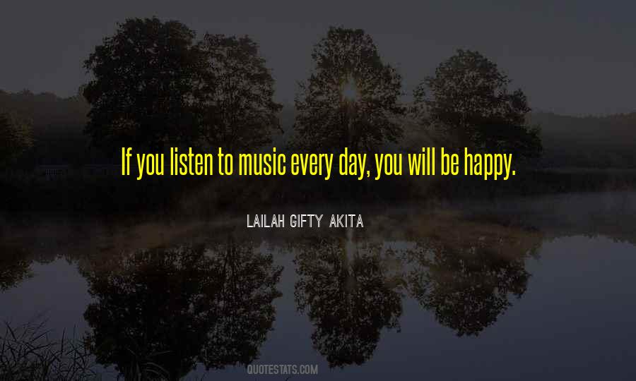 Music Happy Quotes #31455