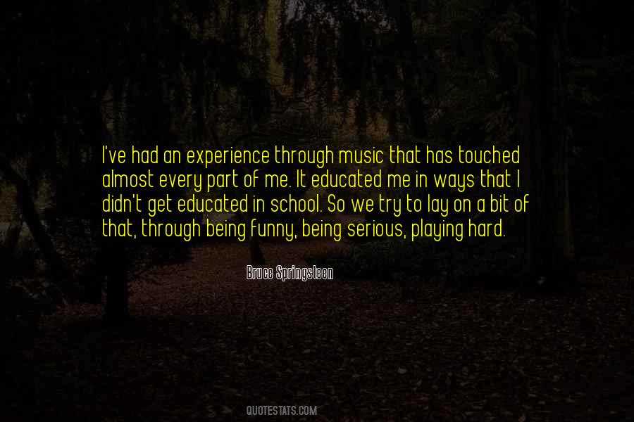 Bruce Springsteen Music Quotes #1547251