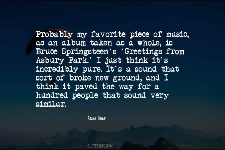 Bruce Springsteen Music Quotes #205978