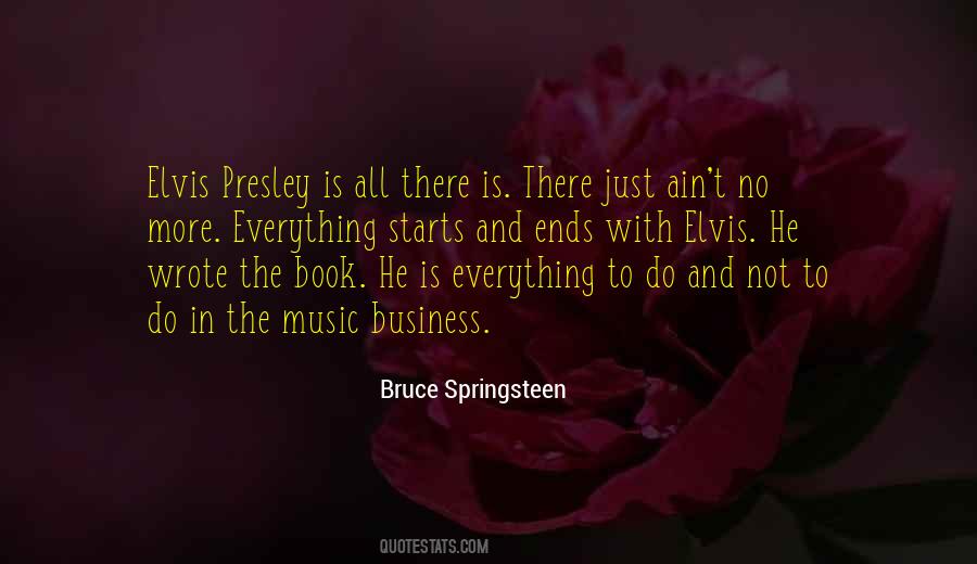 Bruce Springsteen Music Quotes #708257