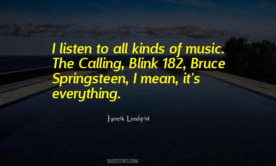 Bruce Springsteen Music Quotes #719331