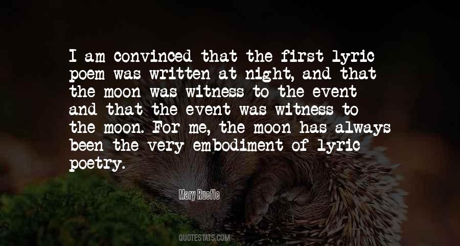 Quotes About The Moon At Night #753943