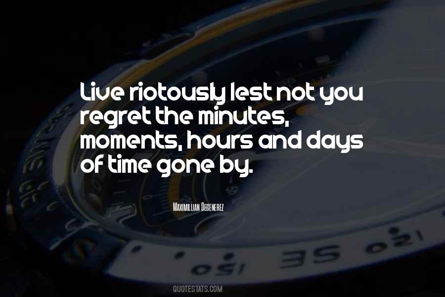 Time Regret Quotes #108518