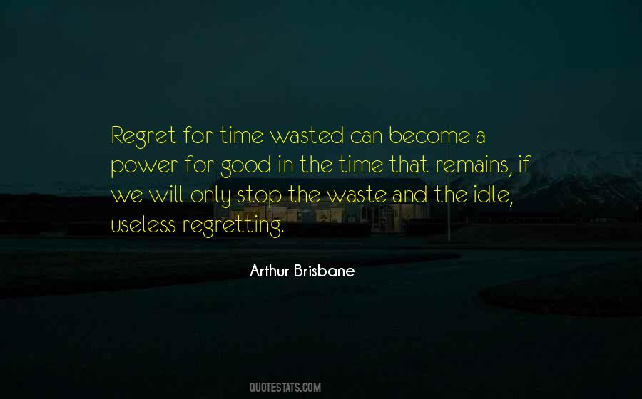 Time Regret Quotes #142333