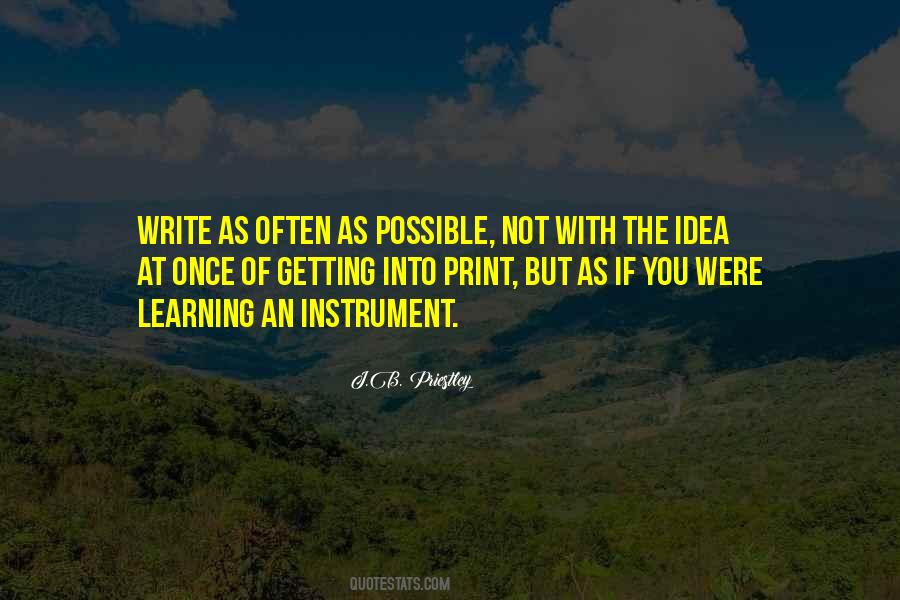 Quotes About Getting Ideas #1223232