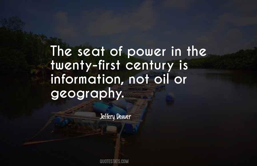 Seat Of Power Quotes #1492760