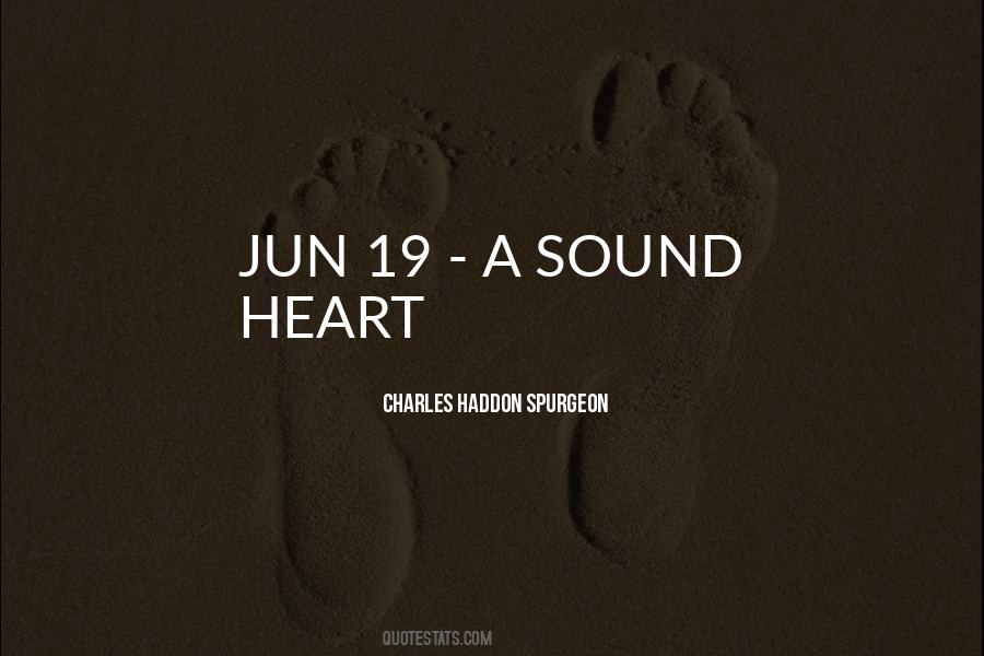 Sound Heart Quotes #472471