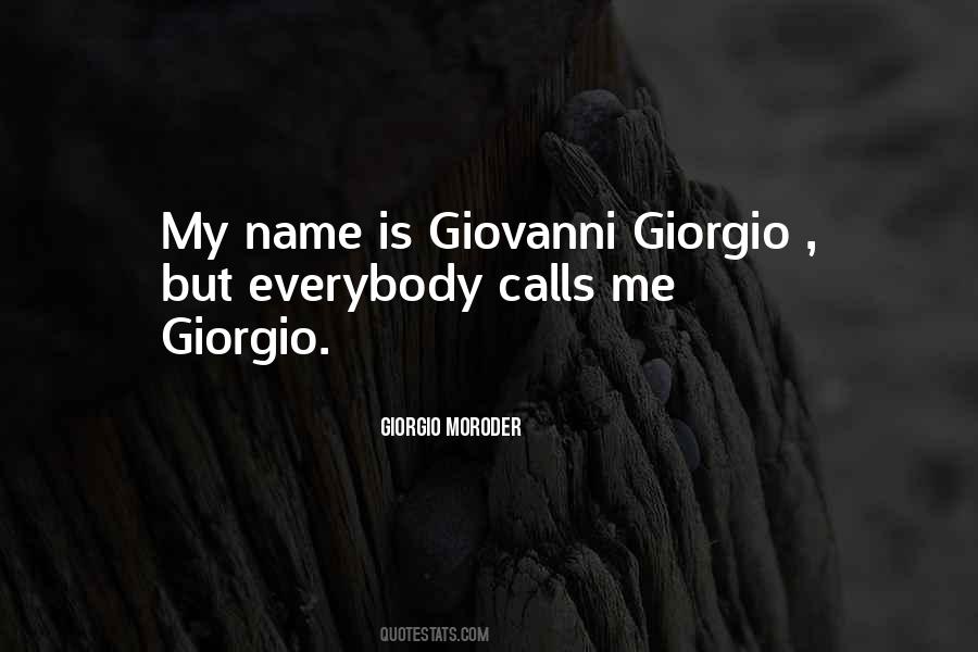 Giovanni Quotes #684610