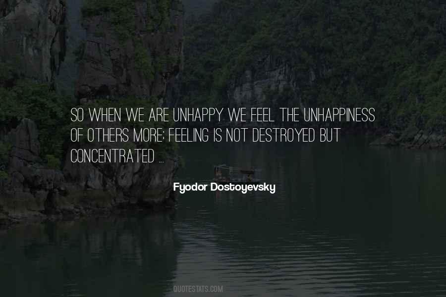 Unhappy Feeling Quotes #217771