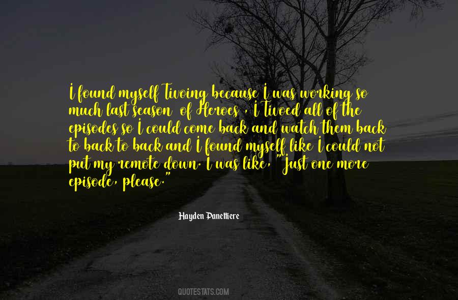 Back To Myself Quotes #532080